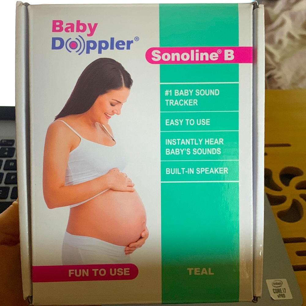 Baby doppler, teal, used only a few times.